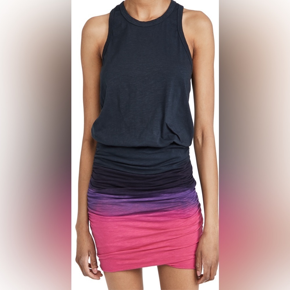 SUNDRY | BNWT Gradient dress in Navy/ pink | size 2 (m/L)